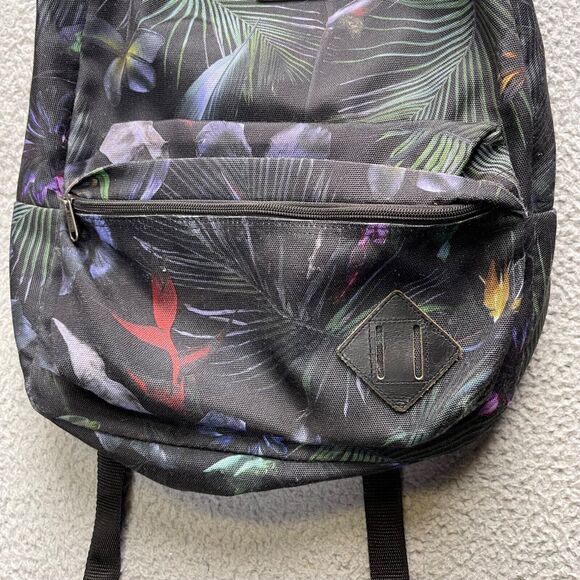 Vans Off The Wall Backpack Book Bag Floral Tropical - Picture 6 of 12